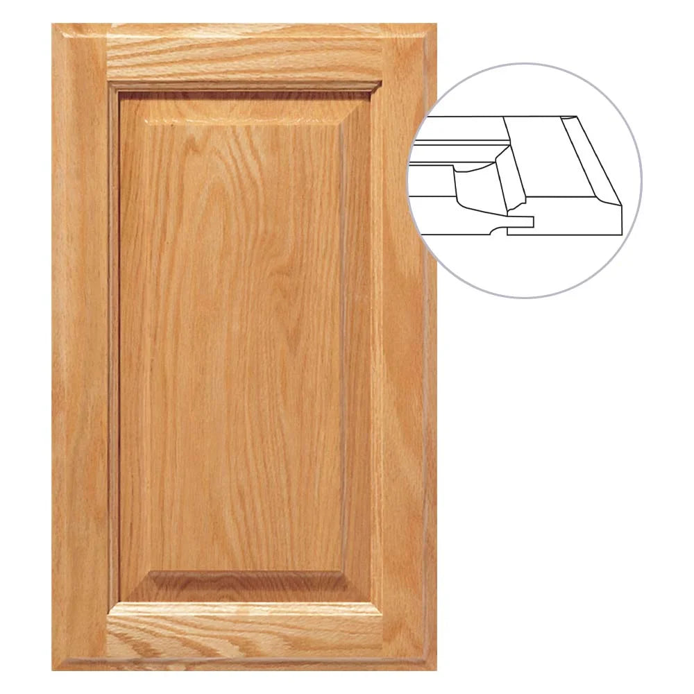 Revere 5-Piece Raised Panel Door, Custom Sizes and Materials