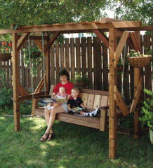 Outdoor Swing and Arbor Downloadable Plan