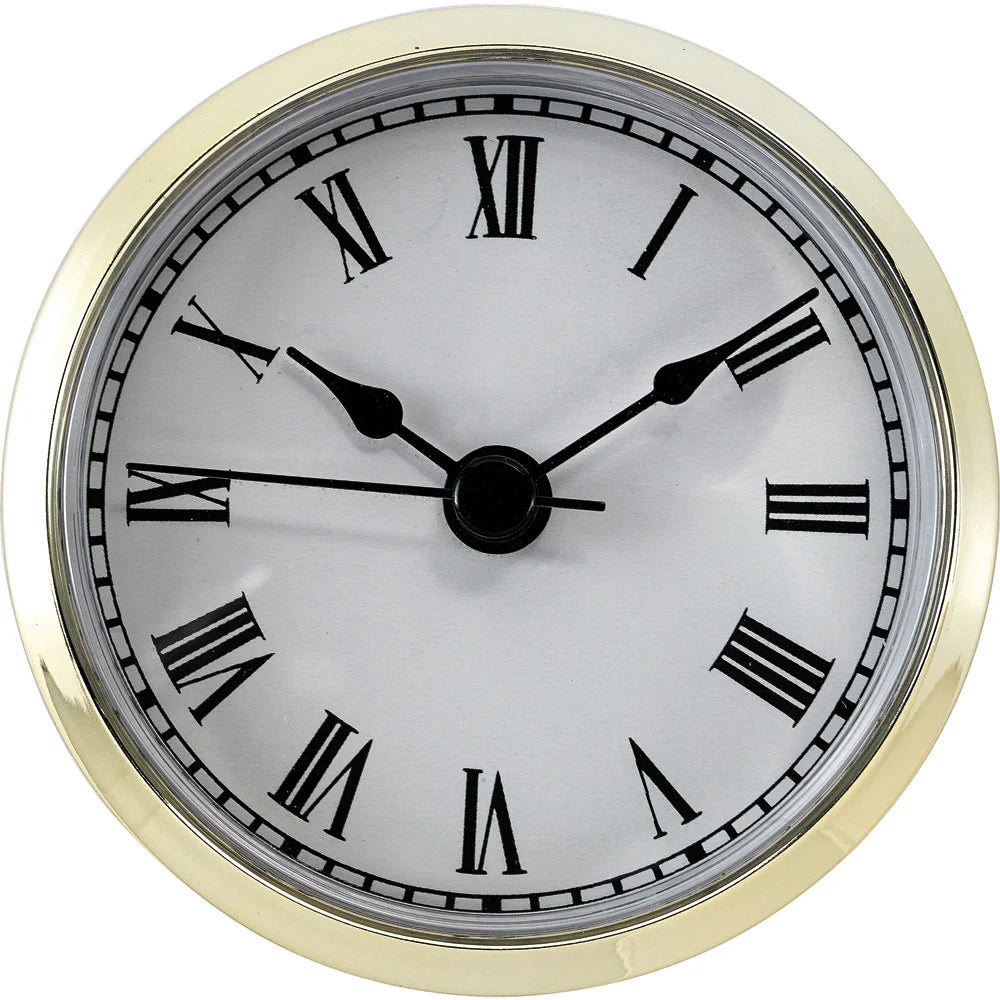 White Roman Precision Quartz Clock Movement