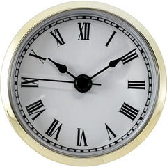 White Roman Precision Quartz Clock Movement