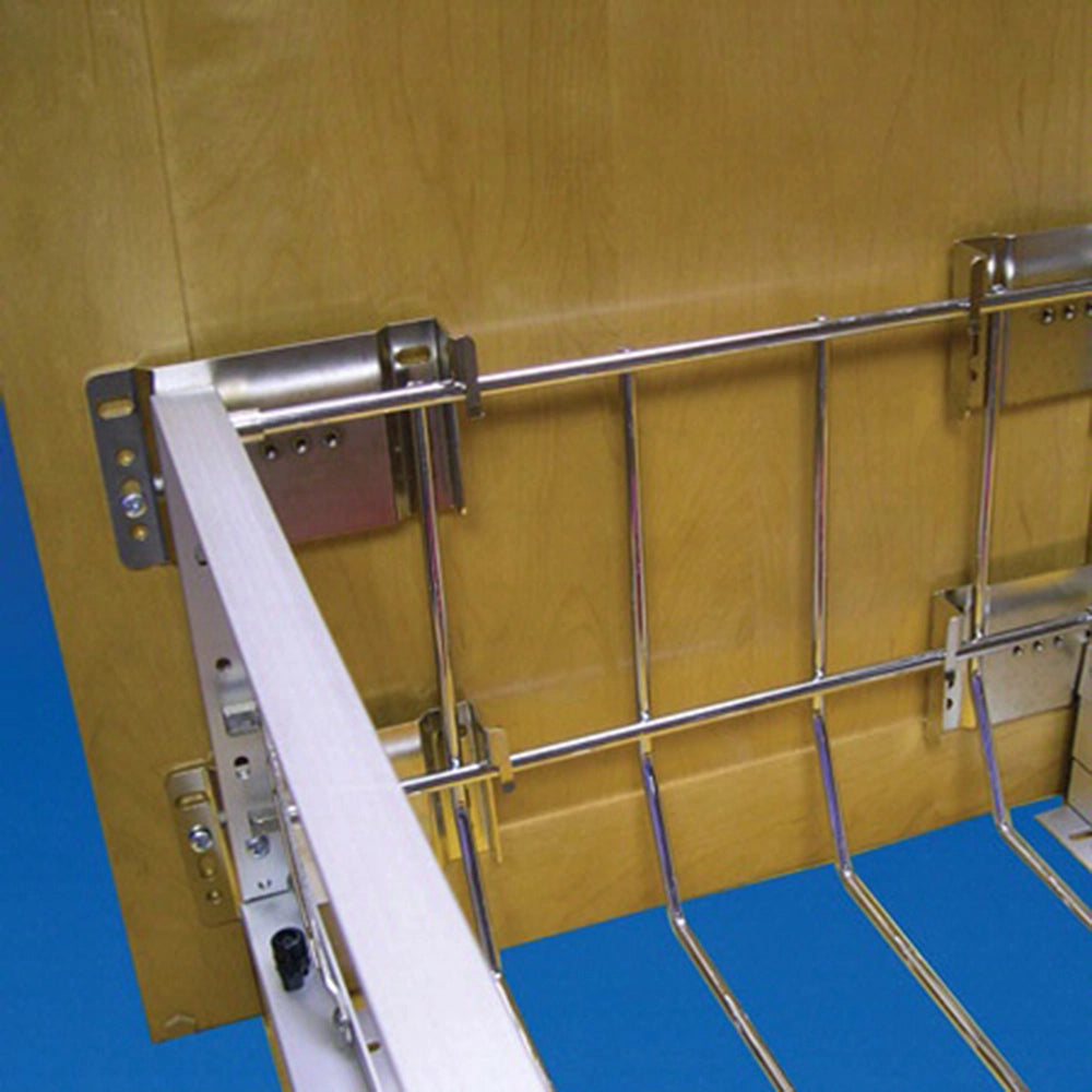 Door Mount Extender for Aluminum Waste Containers, Rev-a-Shelf 5345 Series