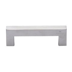 4-3/8''  Square Stainless Steel Cabinet Pull, Satin Stainless