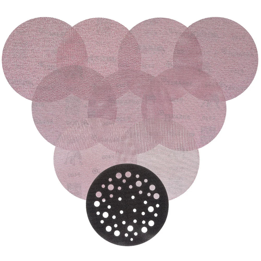 Mirka Abranet 5'' Sanding Discs, 9-Pack, Assorted Grits