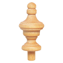 Birch Turned Finial, 2-3/4''
