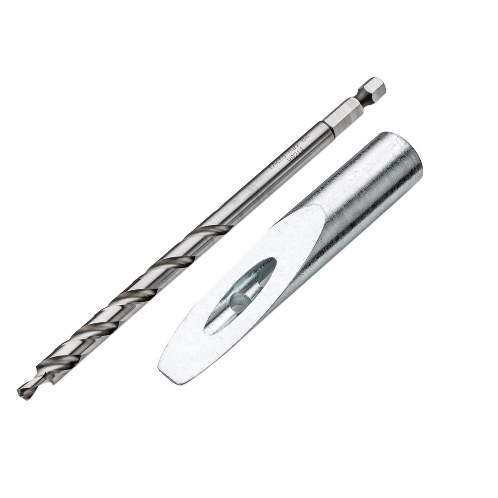Micro Drill Bit and Guide for Kreg Foreman Pocket Hole Machine