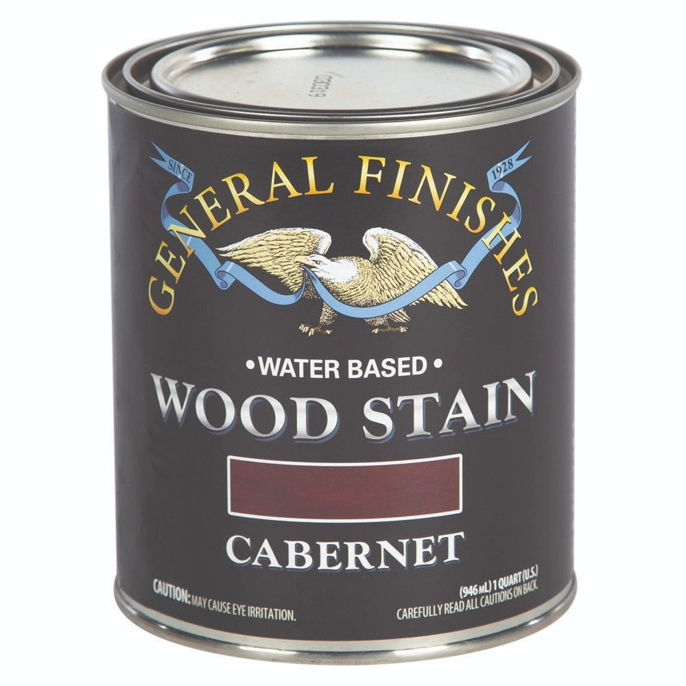 General Finishes Water-Based Wood Stain, Cabernet, Pint