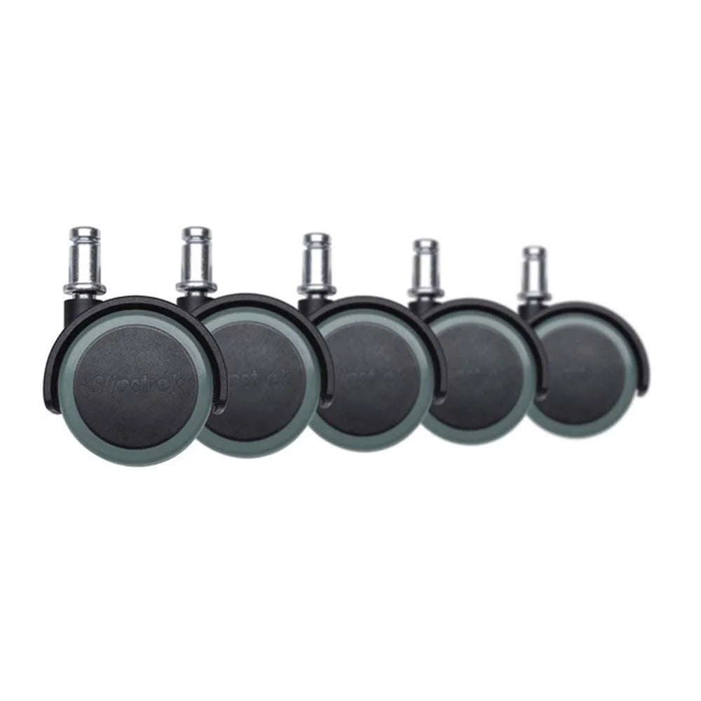 Slipstick Rubber Caster Wheels, Pack of 5