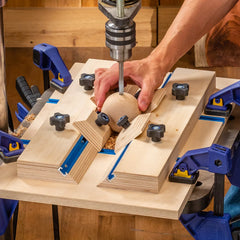 Rockler Easy-to-Grip 1'' Round Knob, Female Threading, 5/16''-18