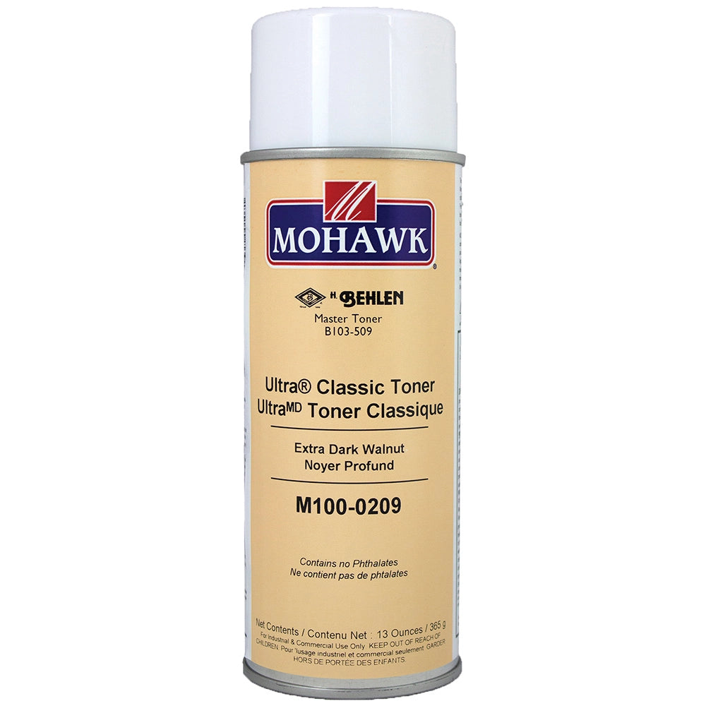 Mohawk Ultra Classic Aerosol Toner, Extra-Dark Walnut