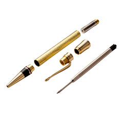 Executive Twist Pen Hardware Kit, 24k Gold