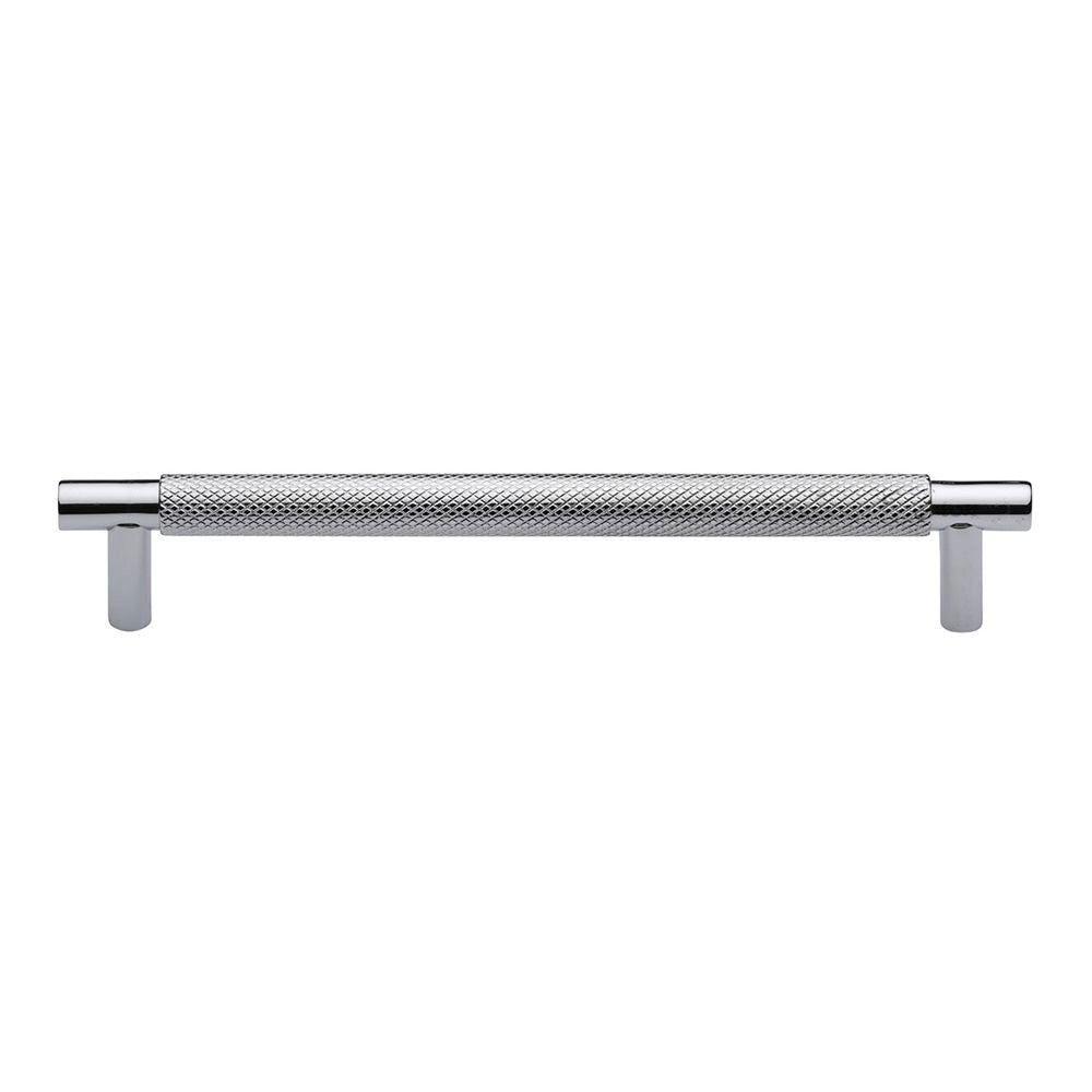9''  Bern Knurled Cabinet Pull, Polished Chrome