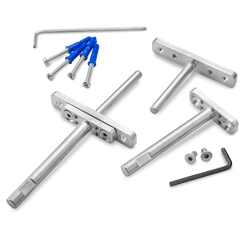 Rockler I-Semble Heavy-Duty Floating Shelf Supports, Pair