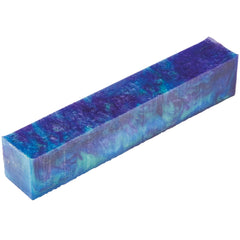 Peacock Deep Blue/Purple Inlace Acrylester Pen Blank