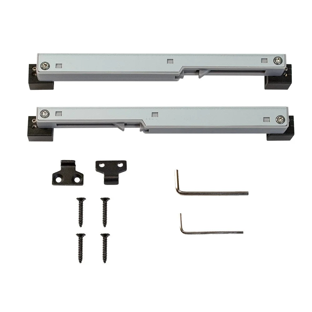Soft-Close Kit for Mini Rolling Door Hardware, Black