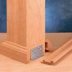 L-Bracket Post Fasteners, Oak