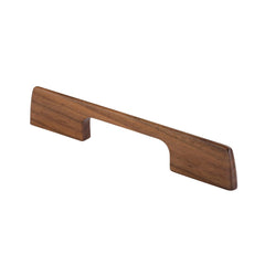 15-3/4''  Sleek Designer Wood Cabinet Pull, Walnut