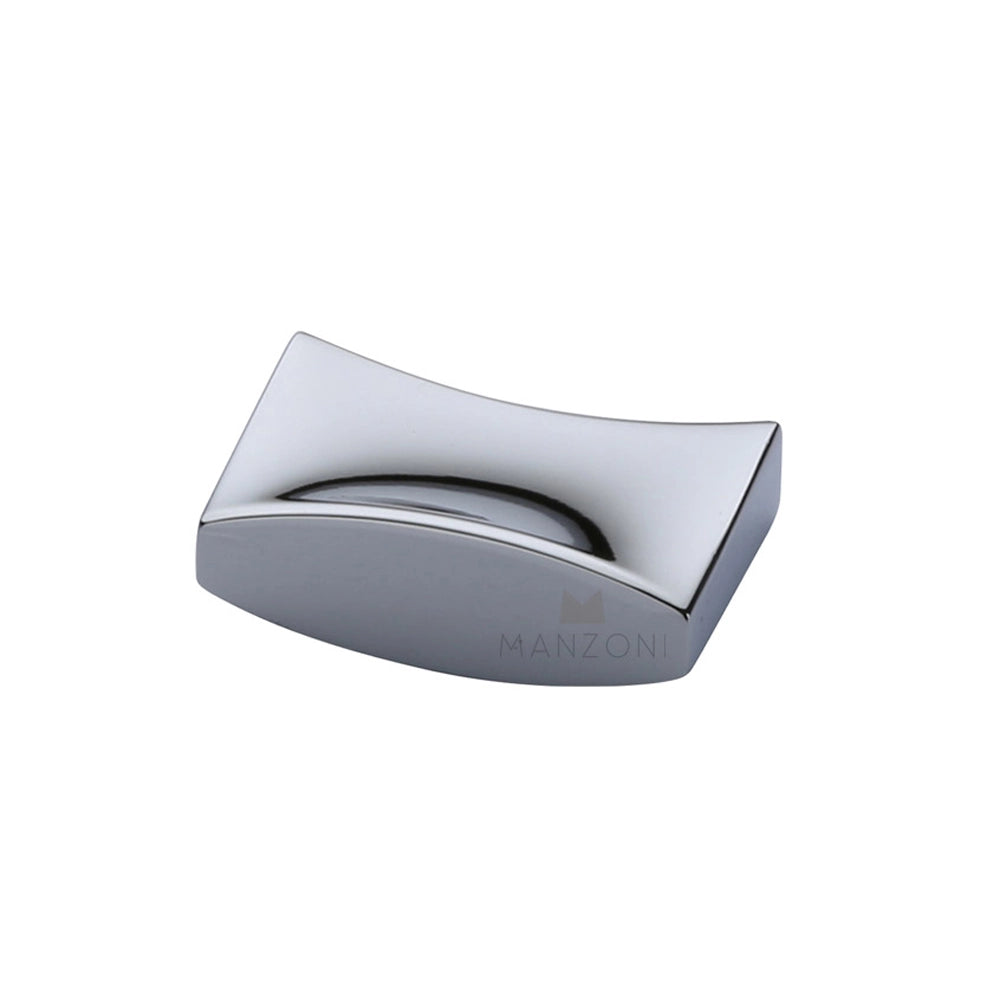 1-3/4''  Leaf Cabinet Knob, Polished Chrome