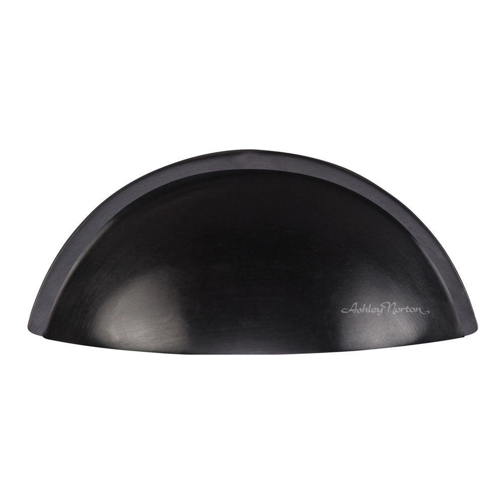 3-1/4''  Rear Mounted Modern Cabinet Bin Pull, Dark  Oil-Rubbed