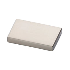 2'' Modern Flat Cabinet Knob, Satin Black