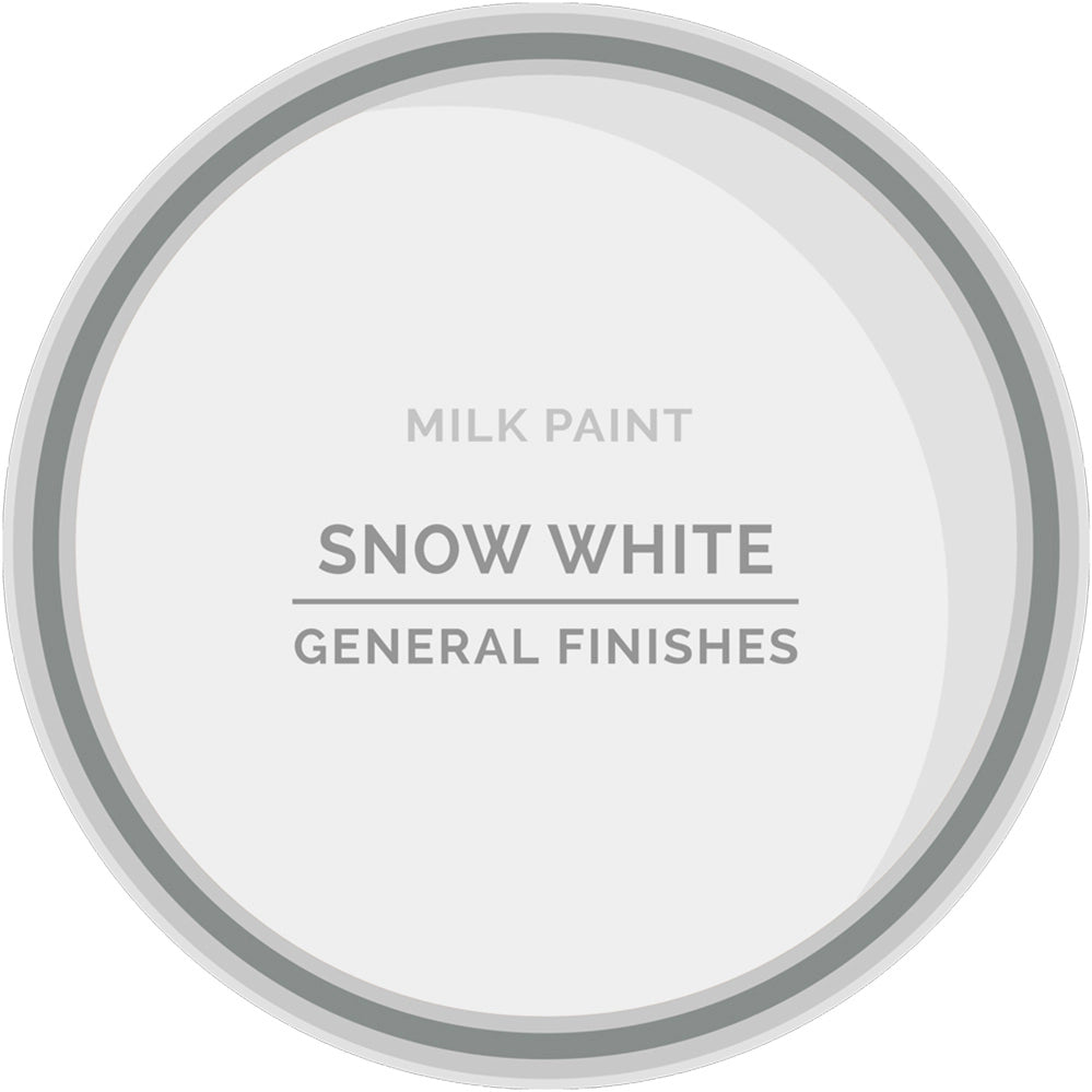 General Finishes Snow White Milk Paint, Pint