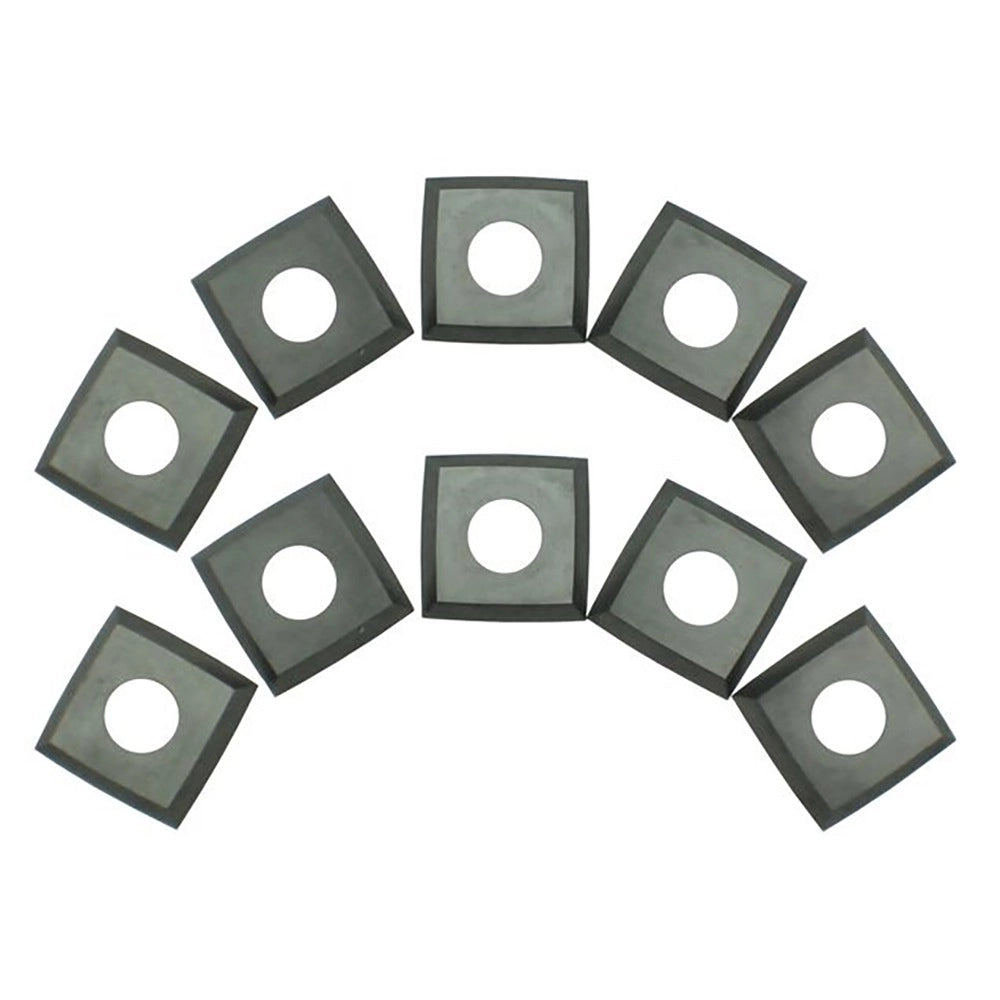 Rikon 4-Edge Carbide Insert Cutters 25-699, 14mm x 14mm x 2mm, 10-Pack