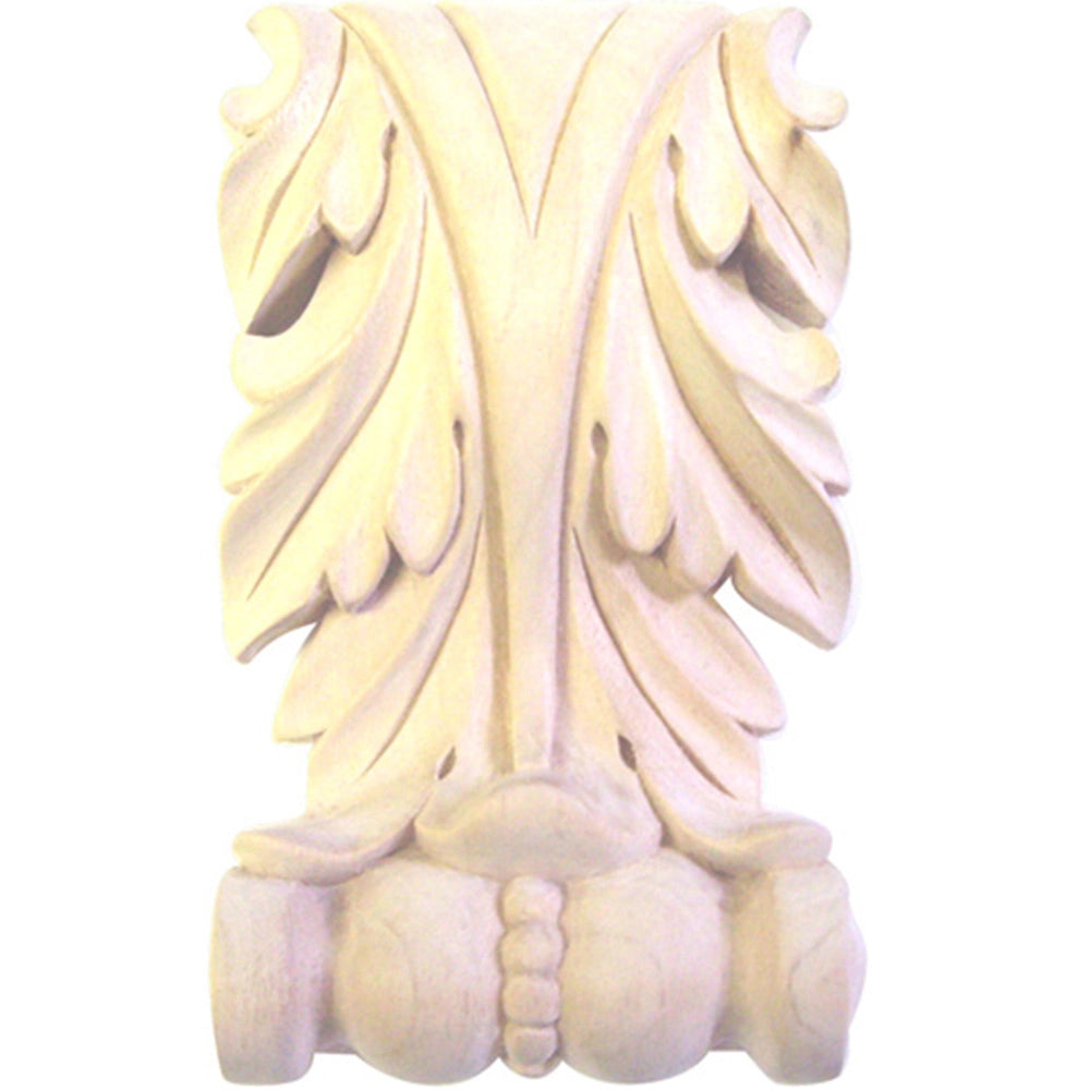 Small Rubberwood Acanthus Spool (2072)
