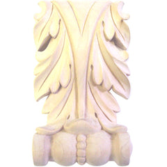 Small Rubberwood Acanthus Spool (2072)