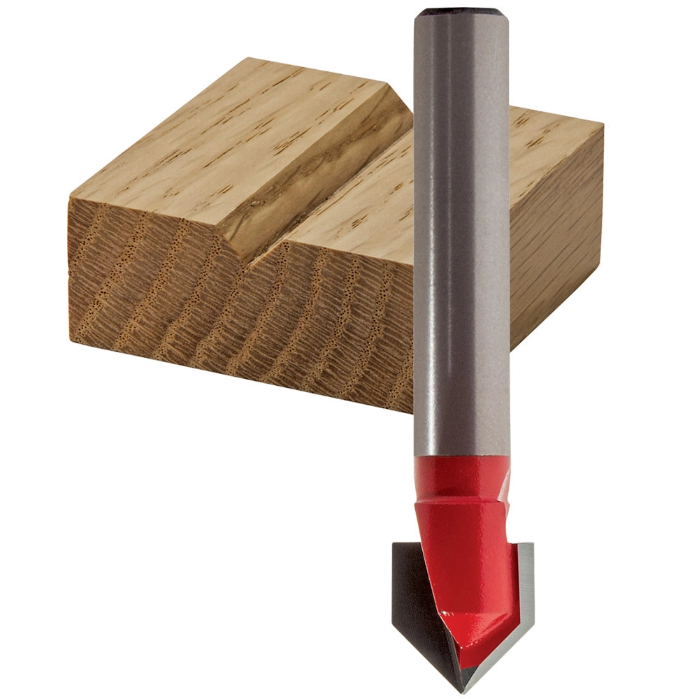 3/4" D x 1/2" H x 1/2" Shank Freud #20-108 V Grooving Bit