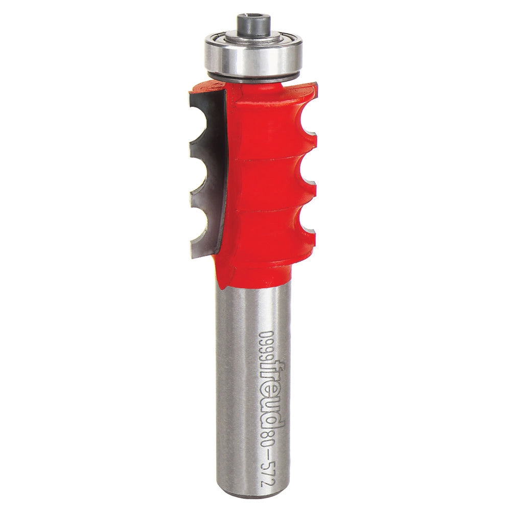 Freud® #80-572 Triple-Bead Router Bit, 1/8''R x 7/8'' D x 1-5/64''H x 1/2'' Shank