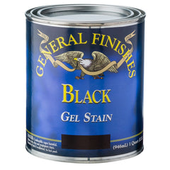 General Finishes Gel Stain, Black, 1/2 Pint