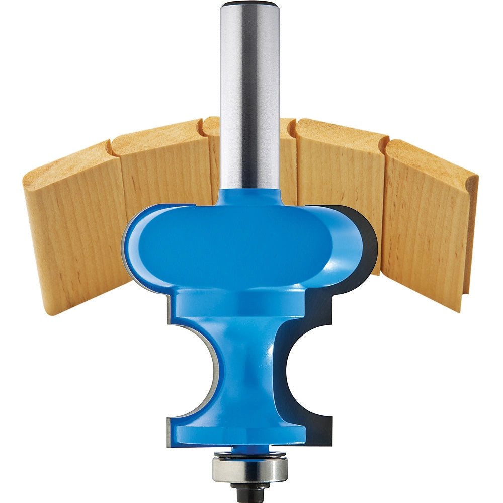 1-1/2'' D x 1-1/4'' H x 1/4'' R x 1/2'' Shank Rockler Bead & Cove Canoe Building Bit