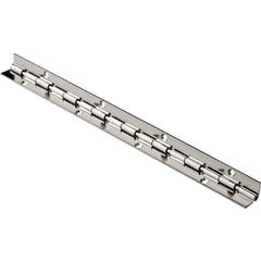 Jewelry Box Stop Hinge - 8", Nickel Plated