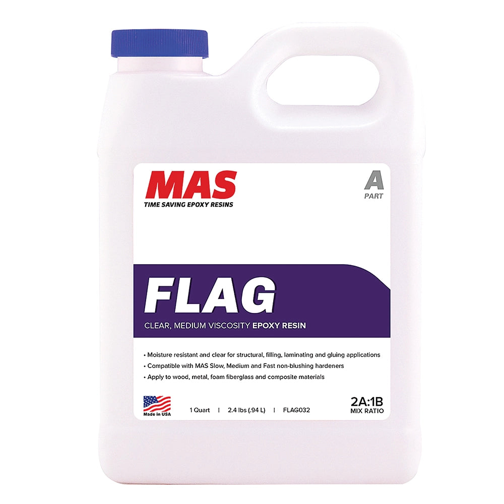 MAS FLAG Medium-Viscosity Epoxy Resin, Quart