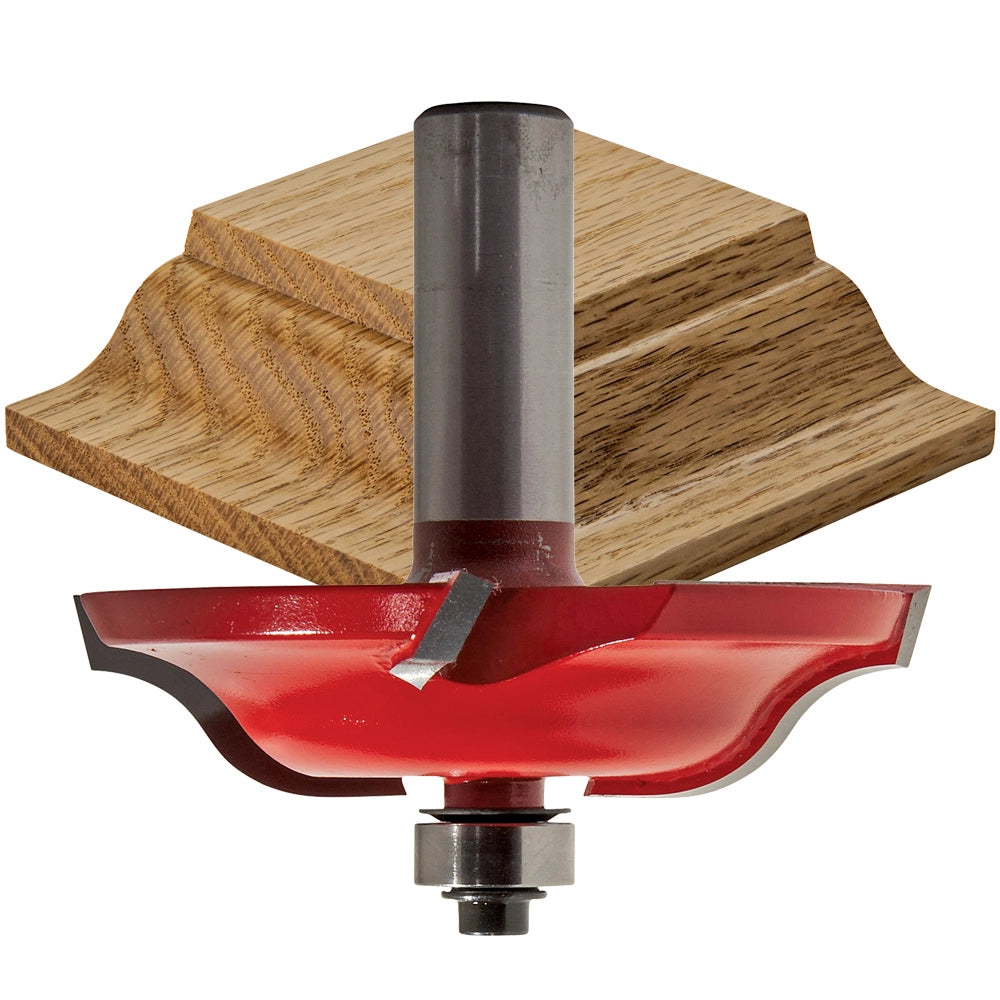 Freud® 99-513 Quadra-Cut™ Ogee Raised Panel Router Bit - 2-3/4" Dia x 5/8" H x 1/2" Shank