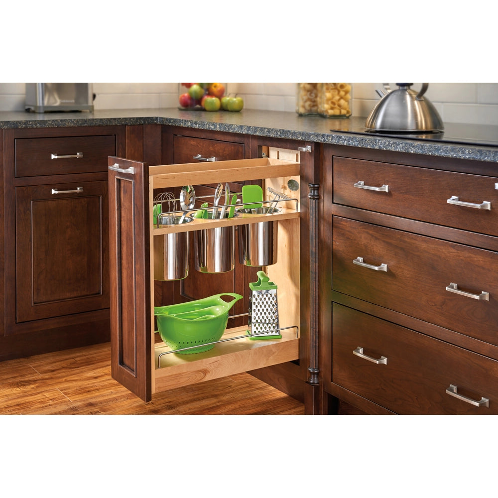 Base Cabinet Pullout Utensil Base Organizer Blumotion Soft-Close - 5 in.