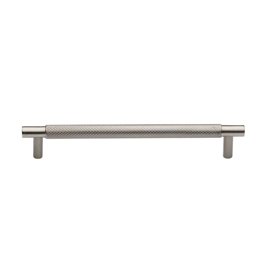 11''  Bern Knurled Cabinet Pull, Satin Nickel