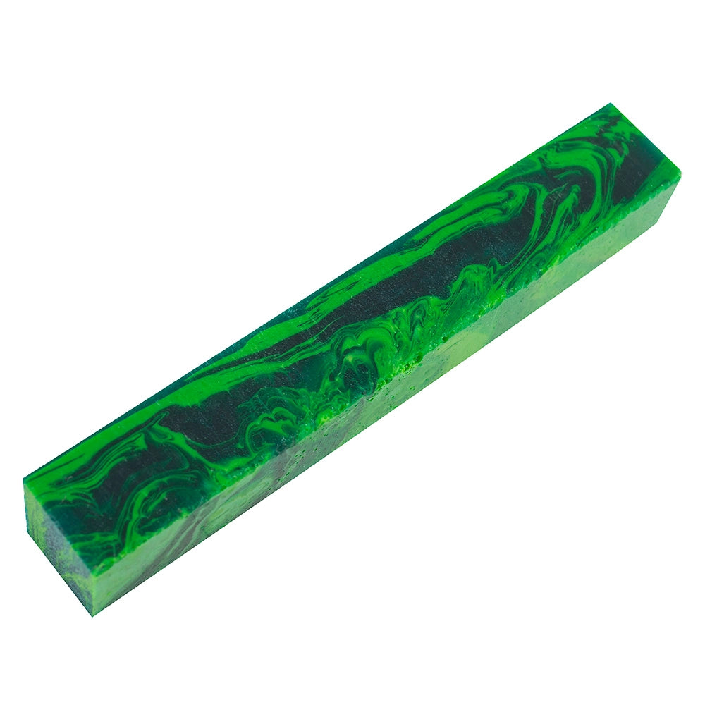 Jungle Moss Inlace Acrylester Pen Blank