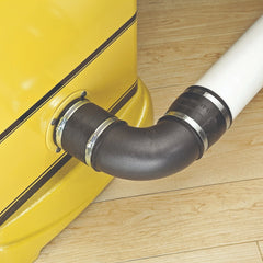 Dust Right®  4'' Rubber Union for Dust Collection