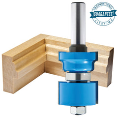 Rockler Reversible Sash & Door Assembly Router Bit - 1-3/8" Dia x 1-3/4" H x 1/2" Shank