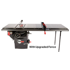 SawStop Professional 3HP Cabinet Saw with 52 Professional T-Glide Advance Rip Fence, Rails & Extension Table