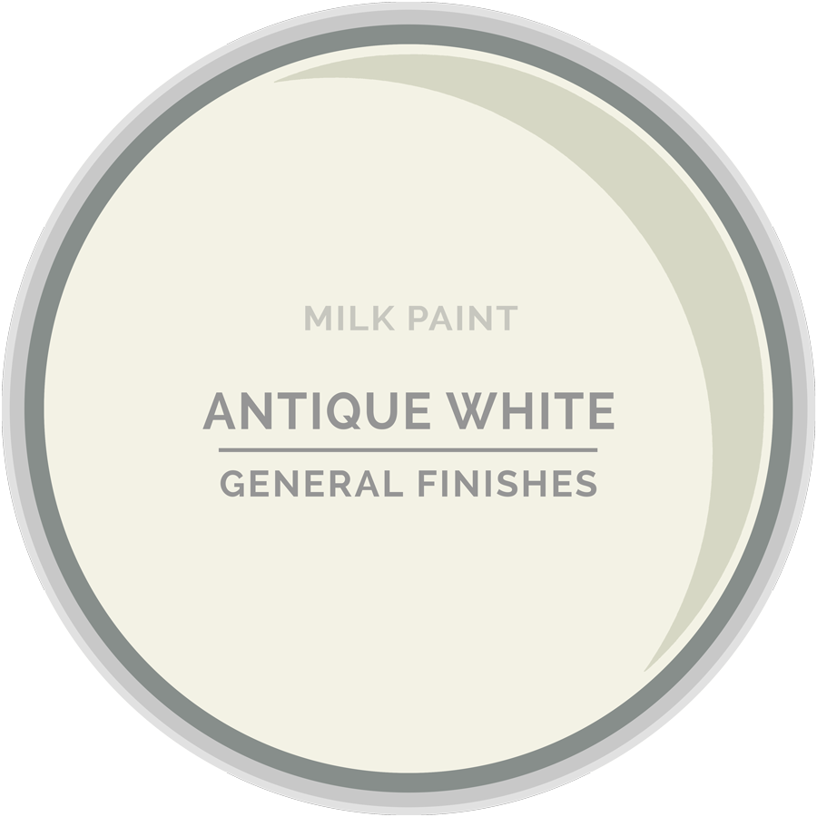 General Finishes Milk Paint, Antique White, Pint