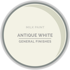 General Finishes Milk Paint, Antique White, Pint