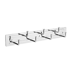 Belt / Scarf Organizer Wall Mounted for Closet - Belt Rack Static - Chrome - 12 in.