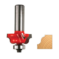 Freud® #38-106 Quadra-Cut Roman Ogee Router Bit, 1-5/8'' D x 23/32''H x 1/4''R x 1/2'' Shank