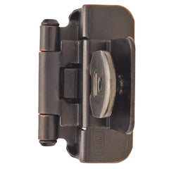3/8'' Inset Double Demountable Cabinet Hinges, Oil-Rubbed Bronze