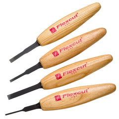 FlexCut® 4-Piece Micro Chisel Carving Set