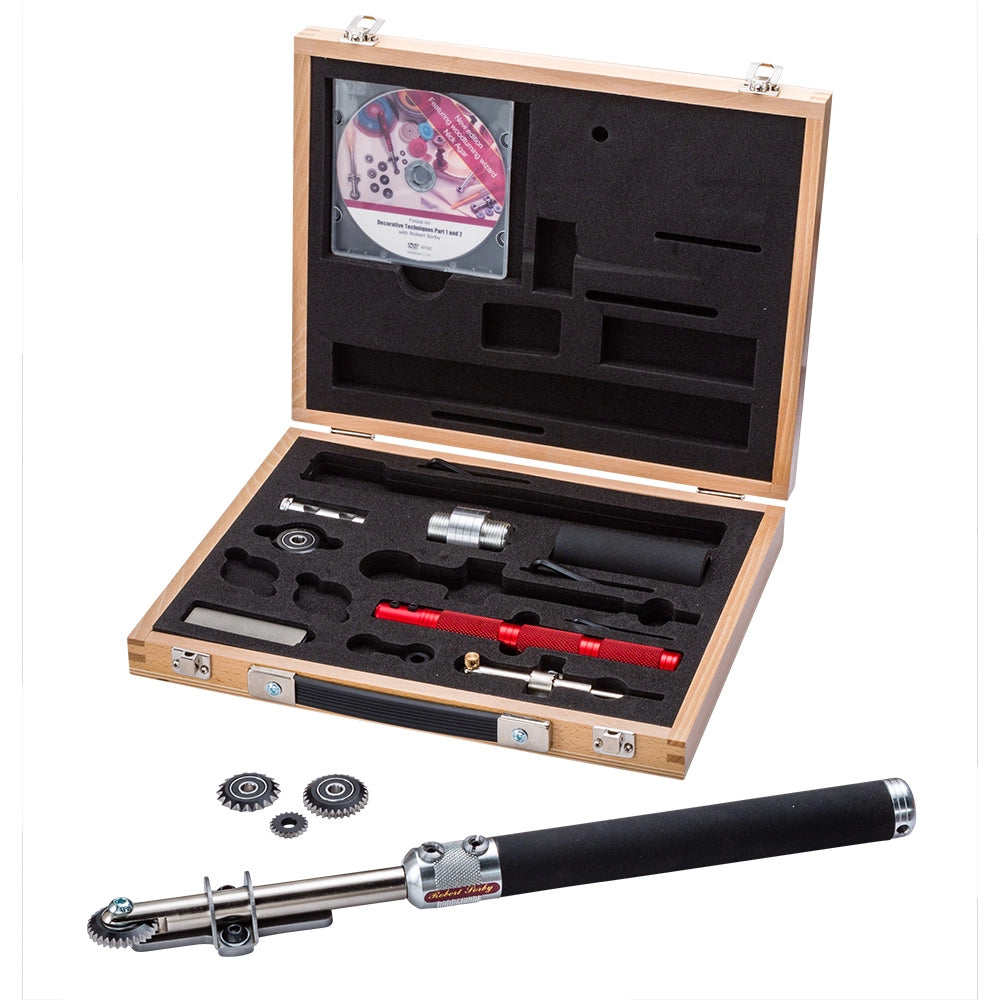 Robert Sorby Sovereign Deluxe Spiralling and Texturing Tool Set with Case