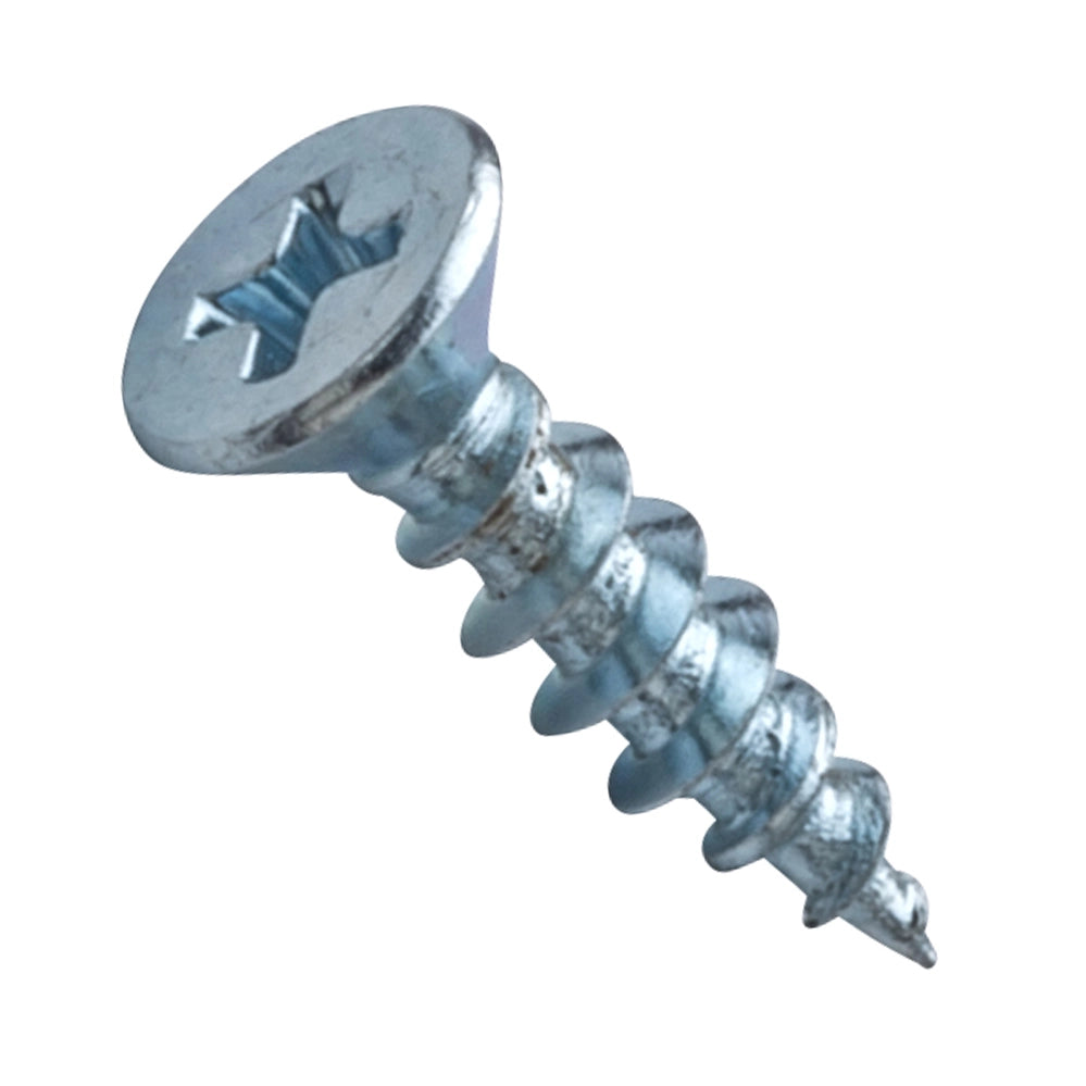 Centerline #4 x 1/2'' Flat Head Phillips Cabinet Hardware Mounting Screws, Zinc, 100-Pack