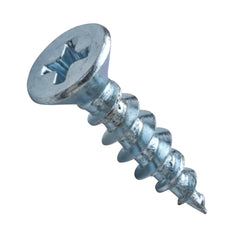 Centerline #4 x 1/2'' Flat Head Phillips Cabinet Hardware Mounting Screws, Zinc, 100-Pack