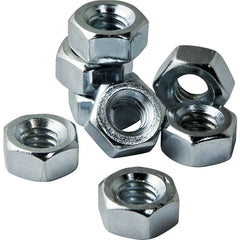 1/4-20 Zinc Coated Hex Nuts, Pack of 8